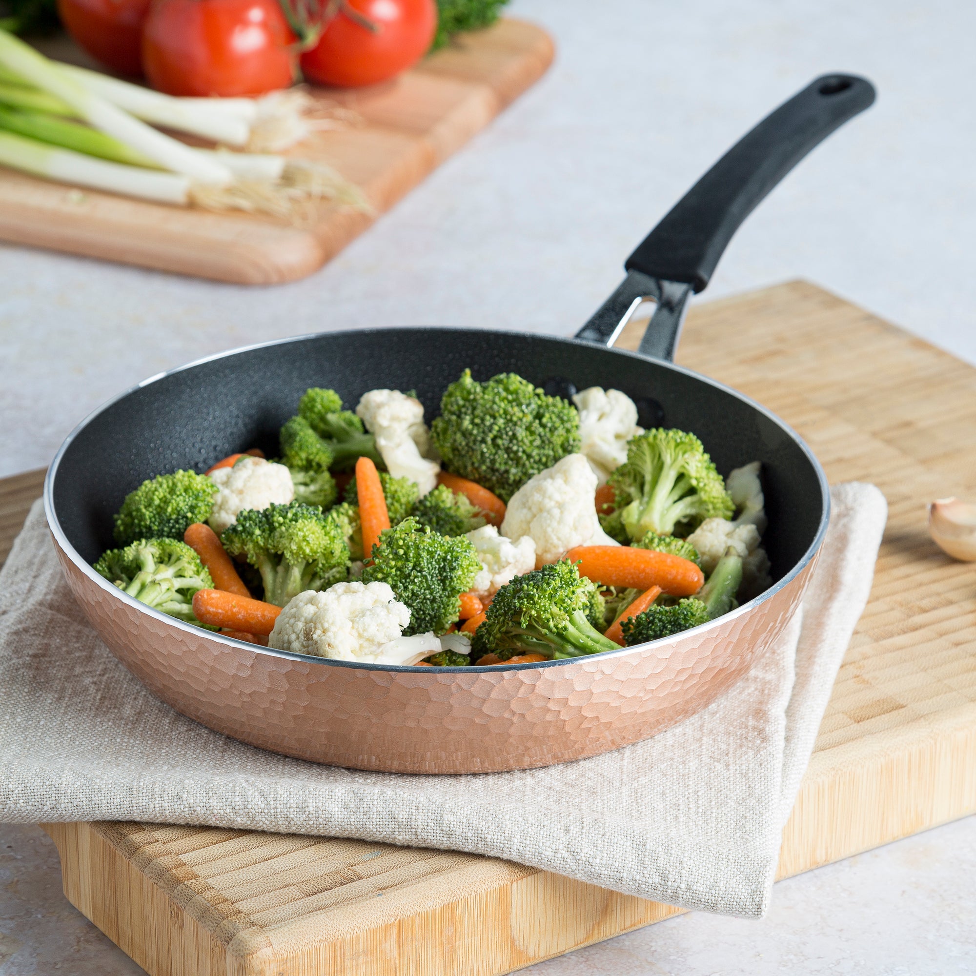 Impressions 10 Piece Hammered Cookware Set