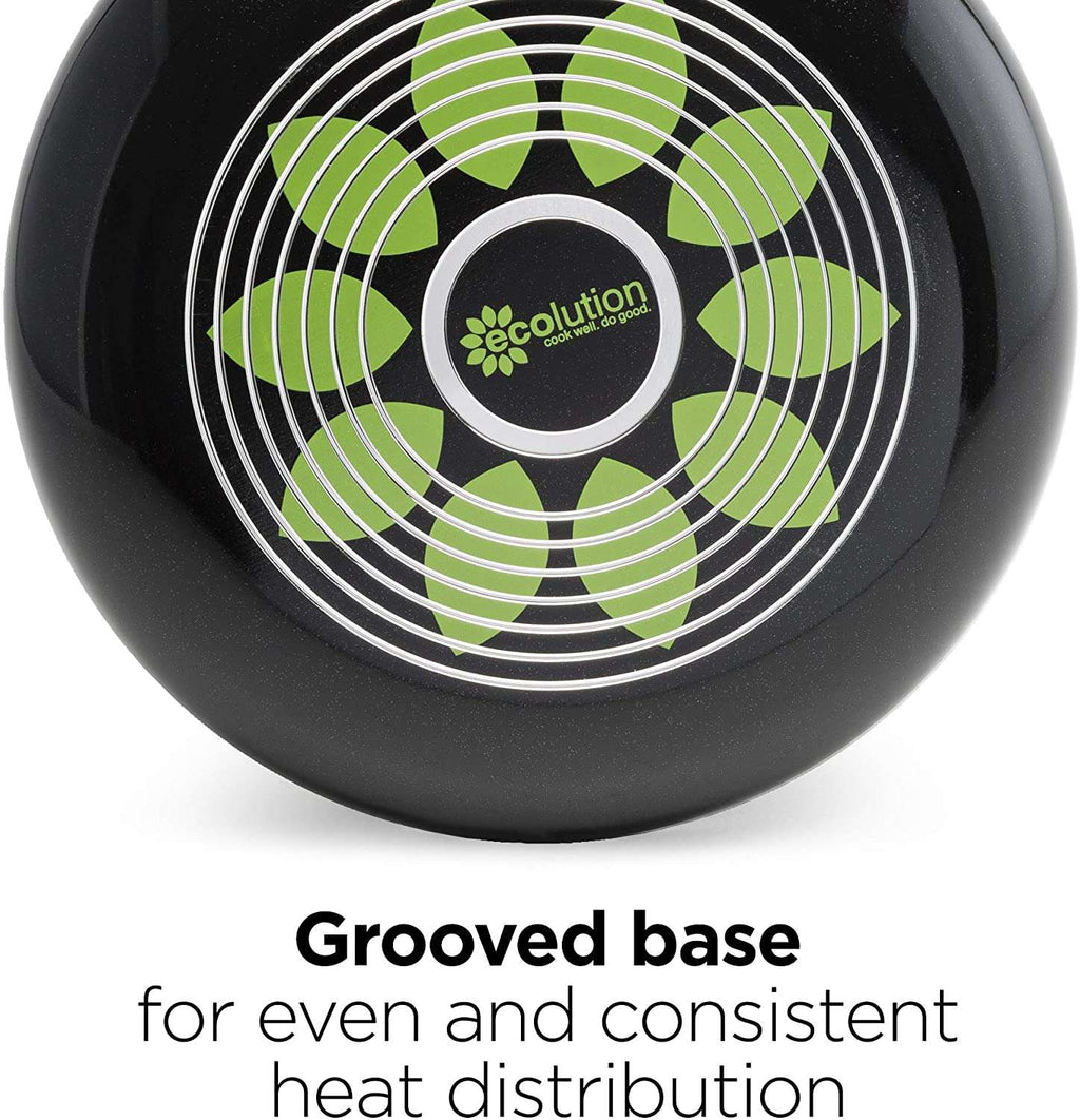 Artistry Non Stick Cookware Set, 8 Piece, Black - Ecolution