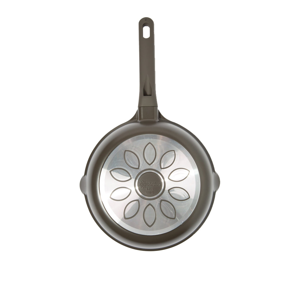 Aria 9.5" Cast Aluminum Fry Pan with Clean Ceramic™ Nonstick – Cream or Charcoal - Ecolution