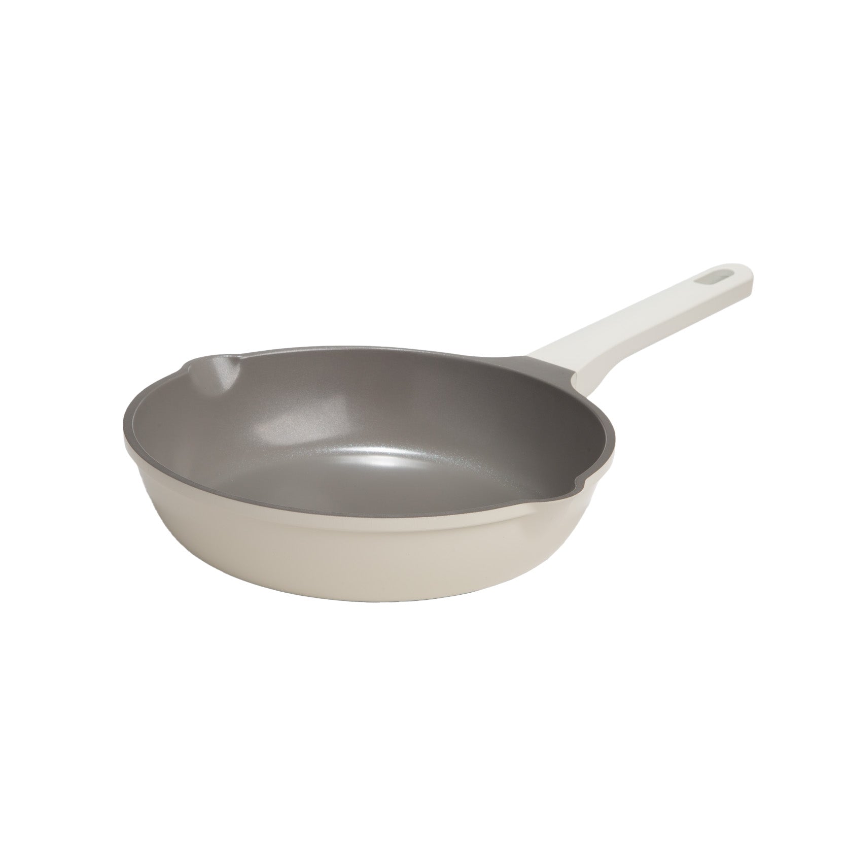 Aria 9.5" Cast Aluminum Fry Pan with Clean Ceramic™ Nonstick – Cream or Charcoal - Ecolution