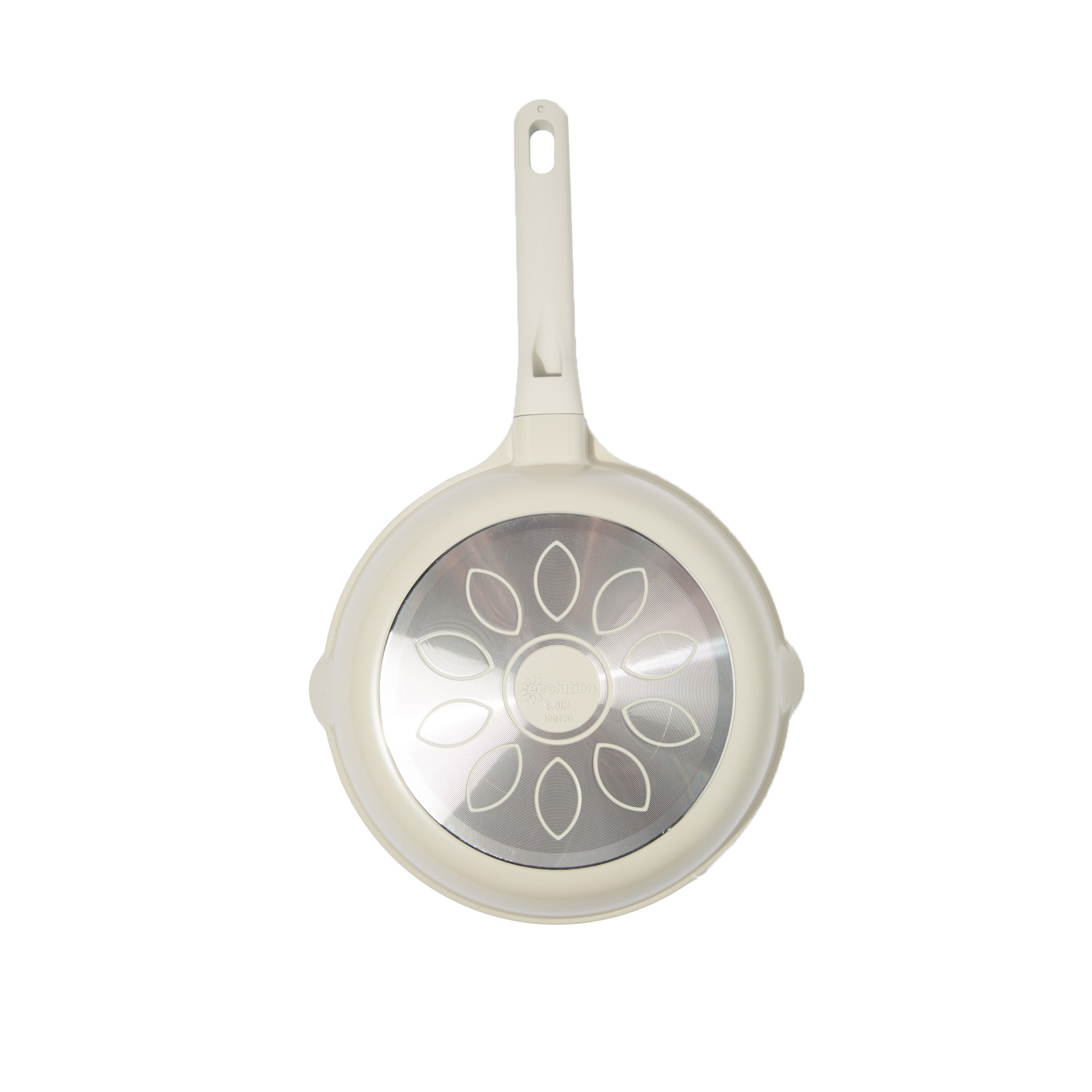 Aria 9.5" Cast Aluminum Fry Pan with Clean Ceramic™ Nonstick – Cream or Charcoal - Ecolution