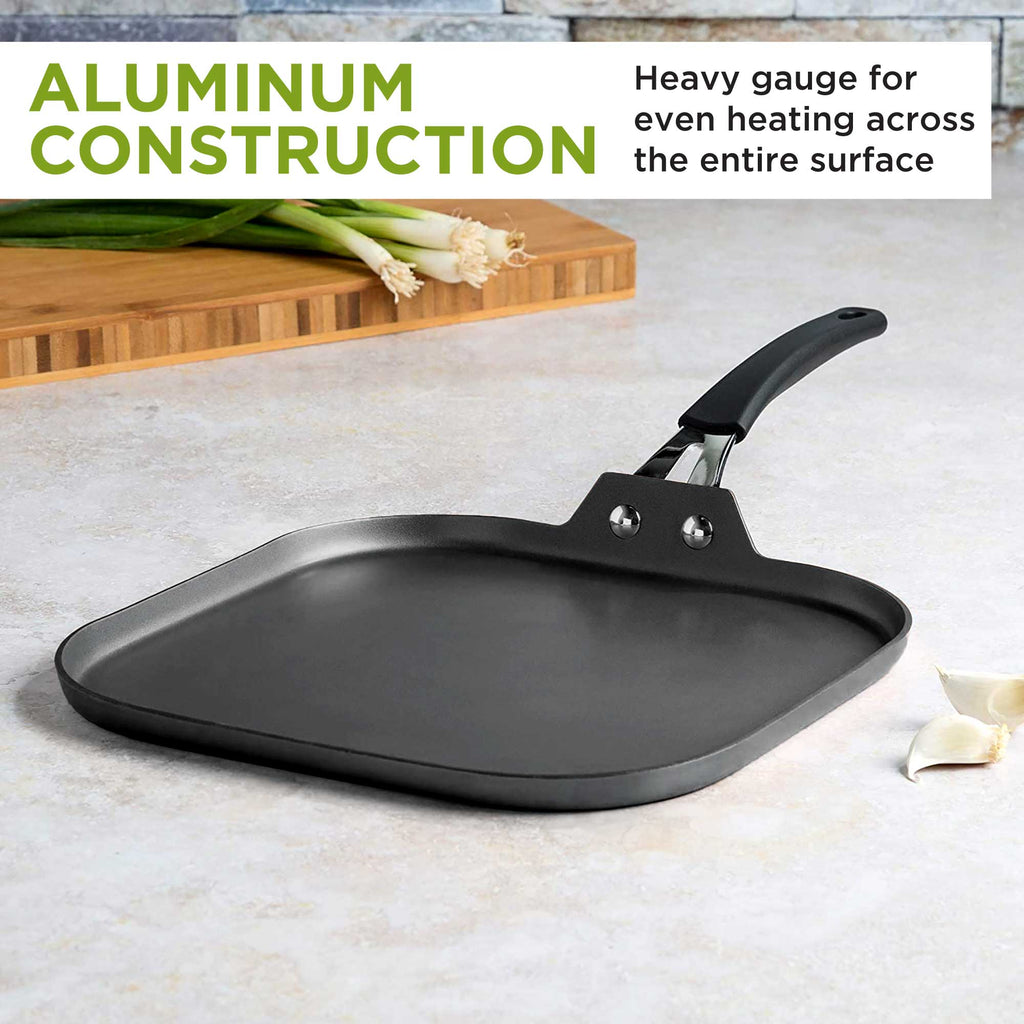 Endure Titanium Guard Non-Stick Griddle Pan, 11 Inch