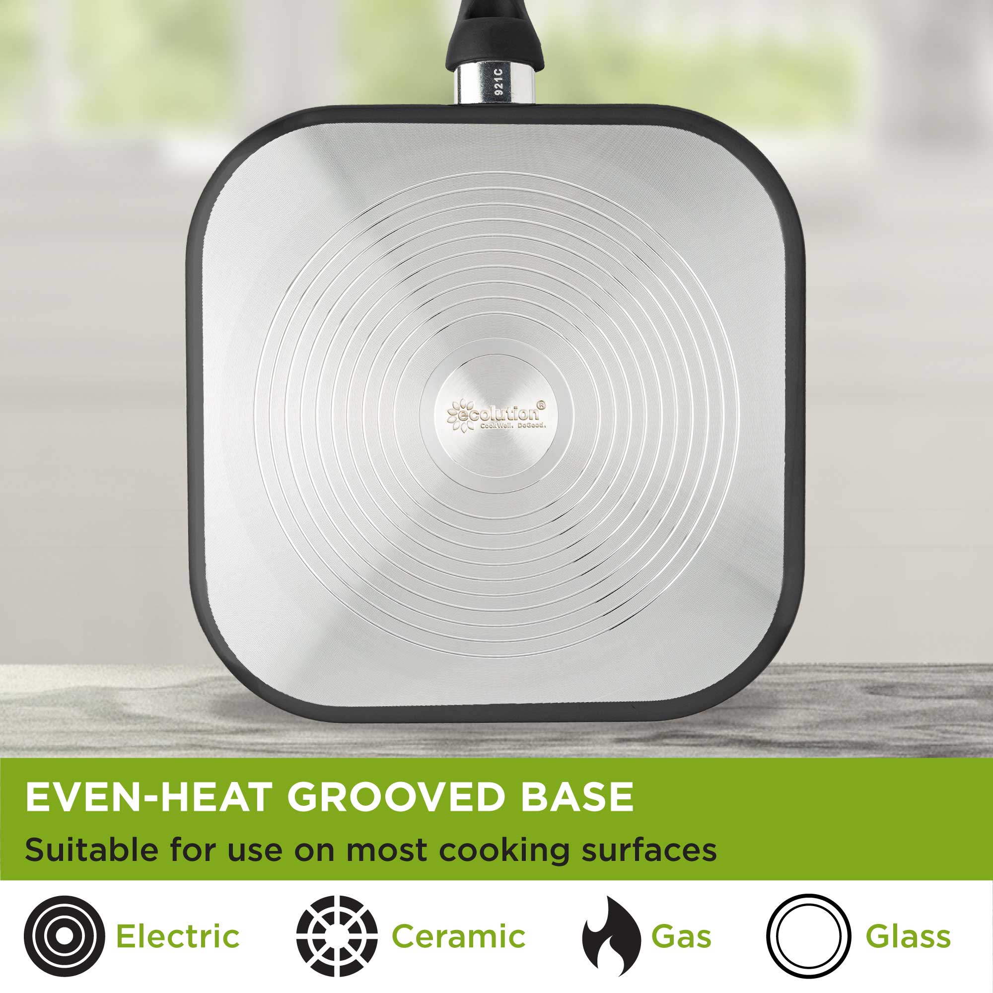 Evolve Non-Stick Griddle Pan, 11 Inch - Ecolution
