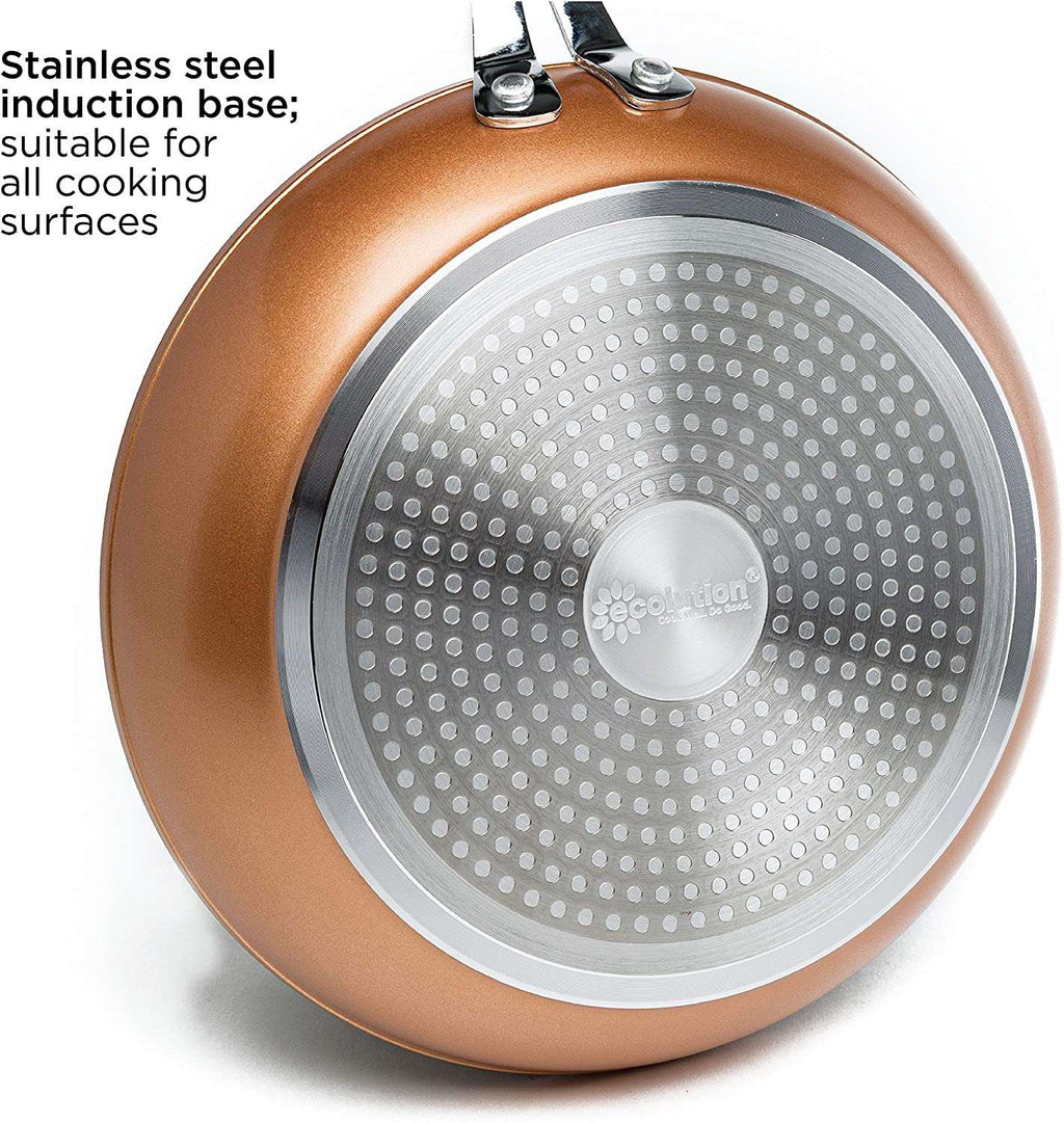 Ecolution Titanium Ceramic Easy Clean Endure Nonstick Silicone Stay Cool Handle